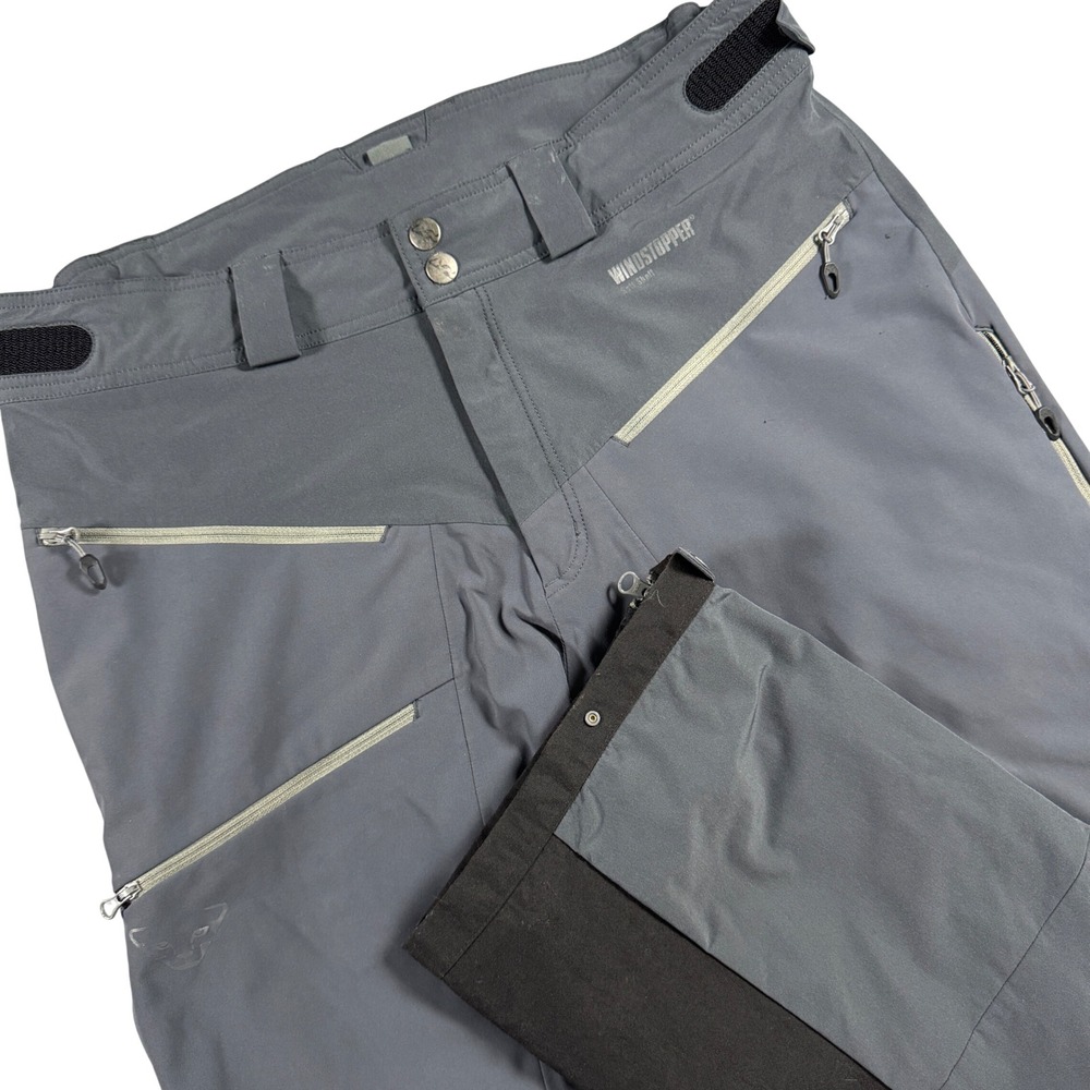 Dynafit Chugach Windstopper Soft Shell Pants Mens 36 Grey Ski Touring Alpine
